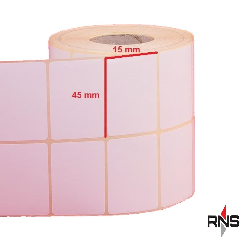 لیبل کاغذی 15×45 میلیمتر دو ردیف 4000 عددی — تصویر ۸