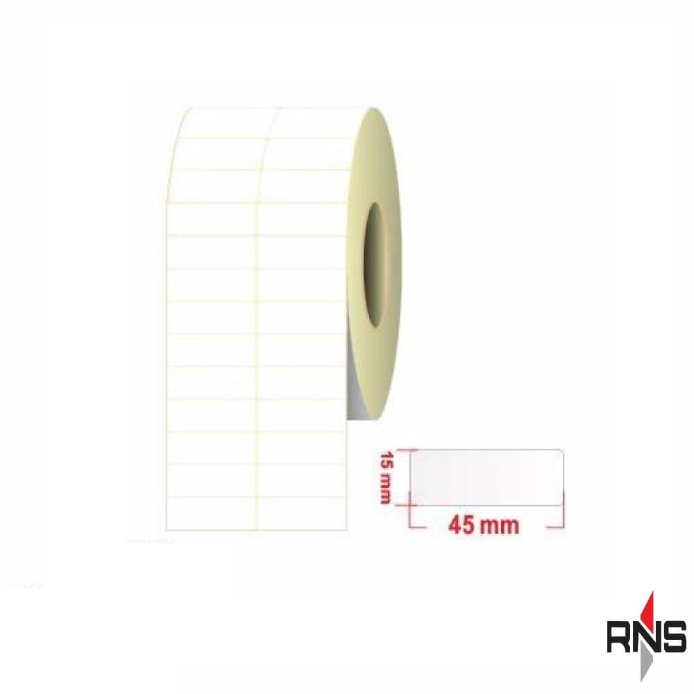 لیبل کاغذی 15×45 میلیمتر دو ردیف 4000 عددی — تصویر ۹