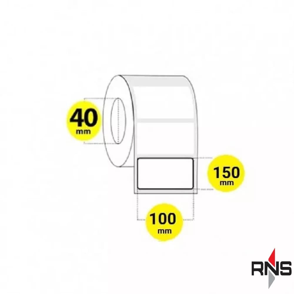 لیبل کاغذی 150×100 میلیمتر تک ردیف 1000 عددی — تصویر ۳