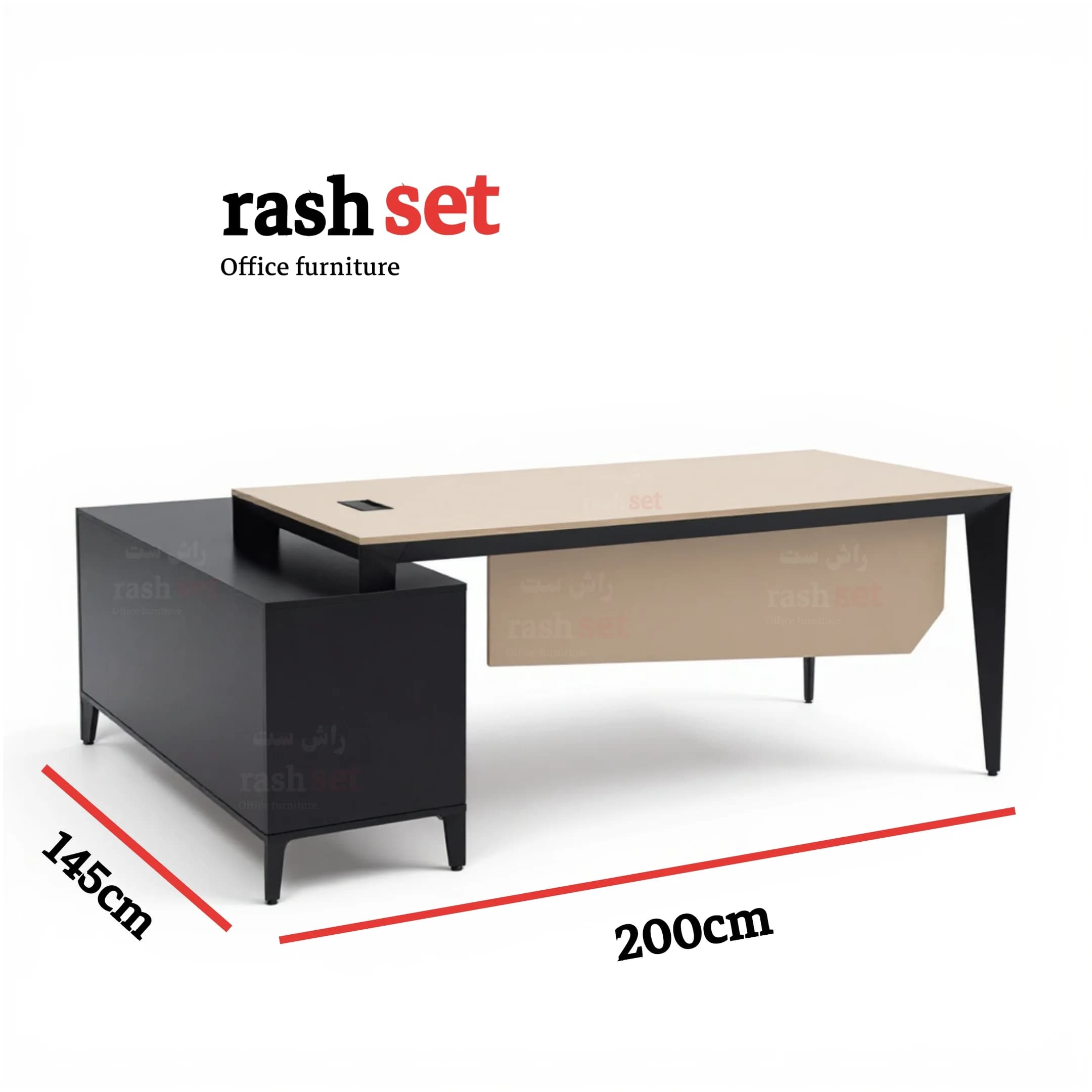 میز مدیریتی زراس مدل M114
