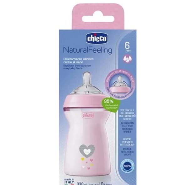 شیشه شیر چیکو مدل نچرال فیلینگ گنجایش 330 میلی لیتر — تصویر ۱۲