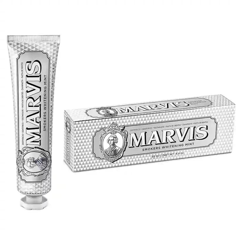 خمیر دندان مارویس مدل SMOKERS WHITENING MINT
