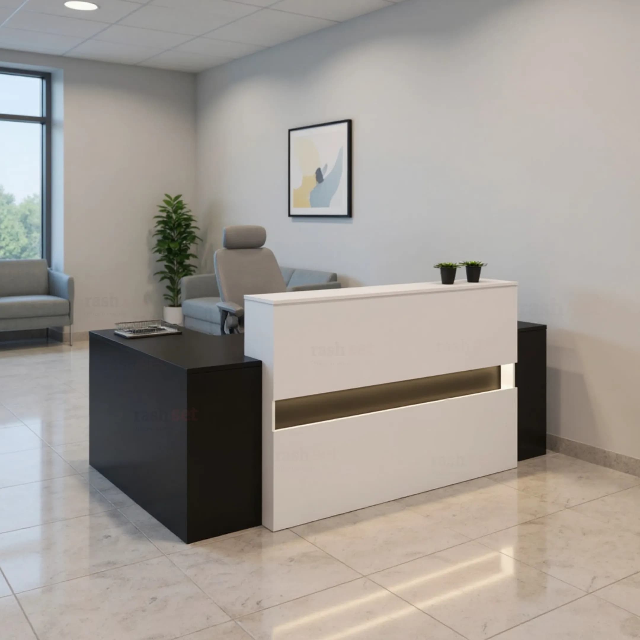 کانتر و میز پذیرش مدل تینا کد k103