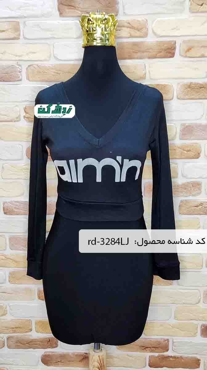 نیم تنه مشکی زنانه دست دوم — تصویر ۳