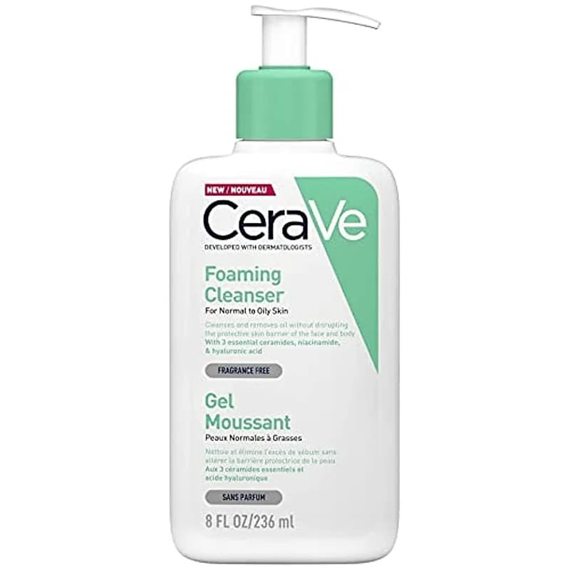 فوم شست و شو سراوی CeraVe مدل FOAMING CLEANSER حجم ۲۳۶ میل — تصویر ۲