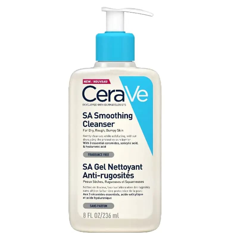 ژل شستشو سراوی CeraVe مدل SA SMOOTHING حجم ۲۳۶ میل — تصویر ۲
