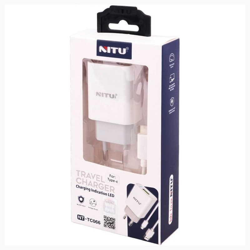 شارژر دیواری فست شارژ نیتو NITU NT-TC66F با کابل Type-C — تصویر ۱۲