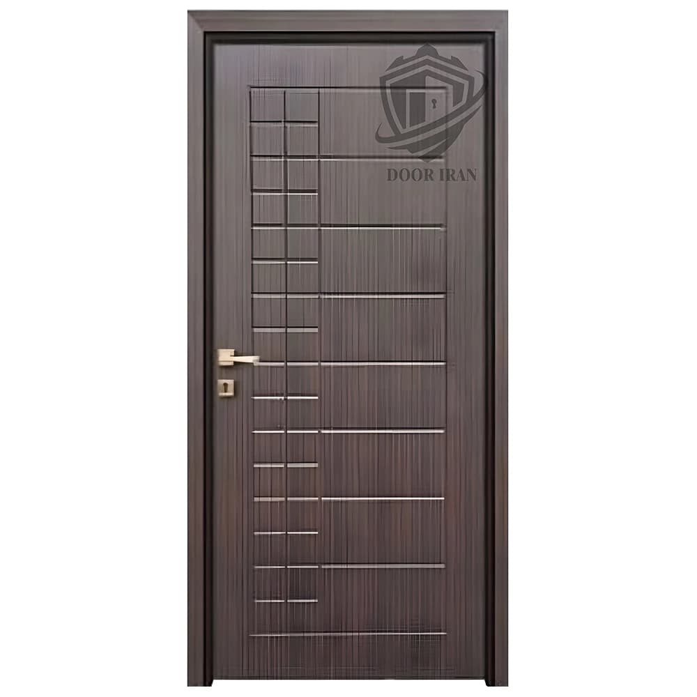 درب اتاق ام دی اف|روکش pvc مدل D25|طرح مدرن
