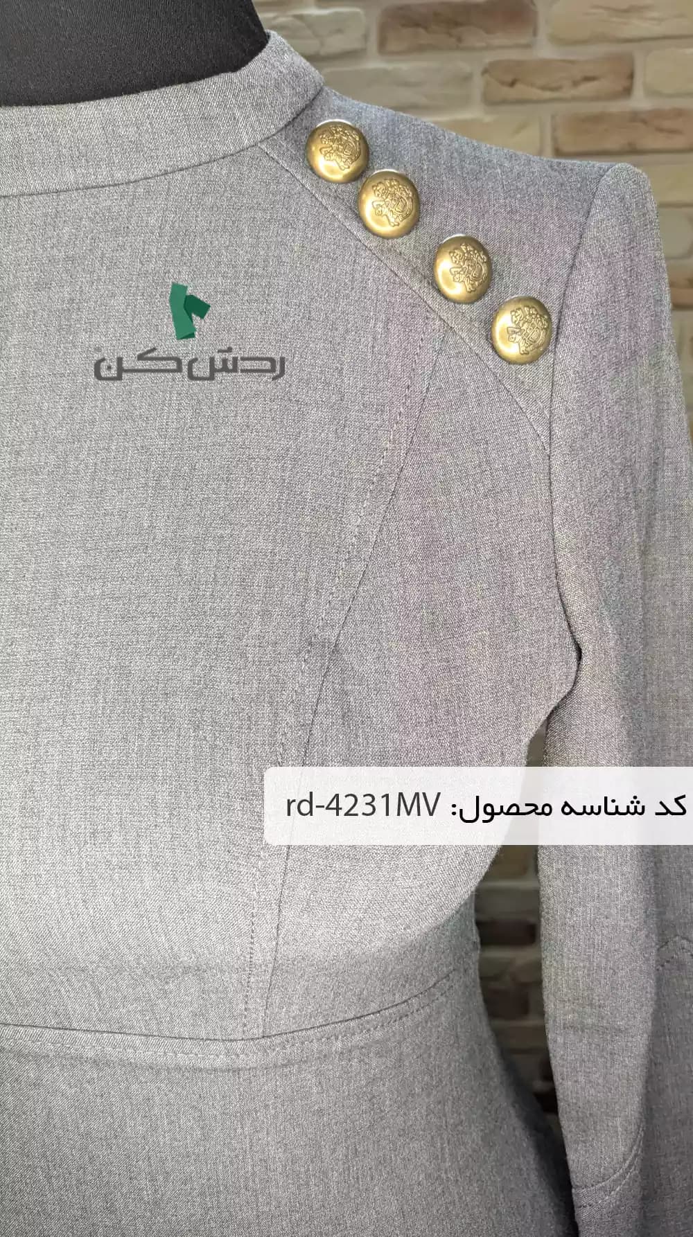 پیراهن مهمانی پشت زیپ Zara زنانه دست دوم — تصویر ۷
