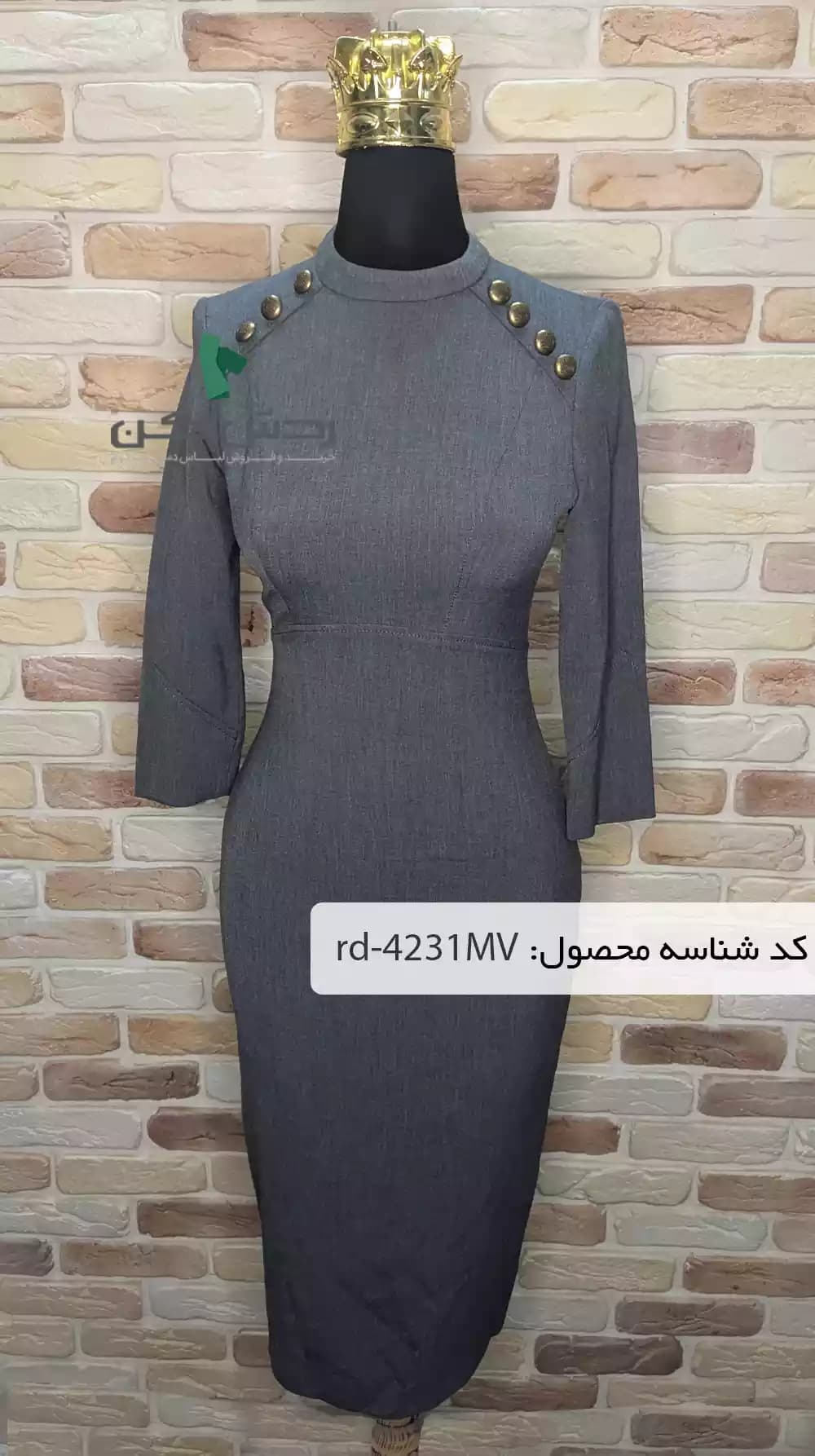 پیراهن مهمانی پشت زیپ Zara زنانه دست دوم