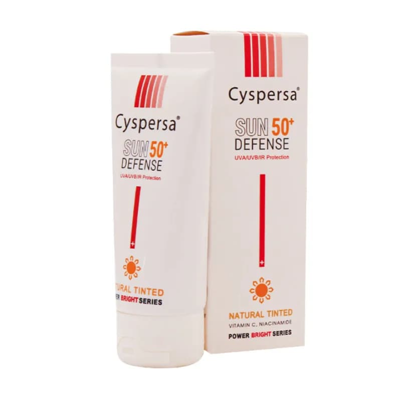 کرم ضدآفتاب رنگی سیسپرسا SPF50 مدل power bright NT ‌مناسب انواع پوست، حجم 50 میلی‌لیتر — تصویر ۳