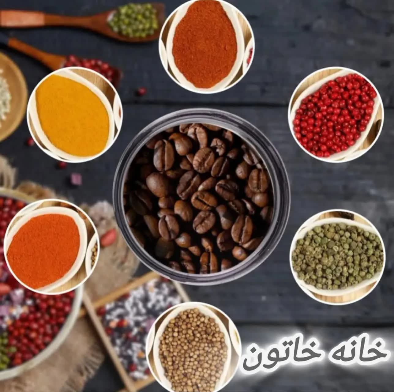 آسیاب برقی راف 4 تیغه مدل R-7113 — تصویر ۴