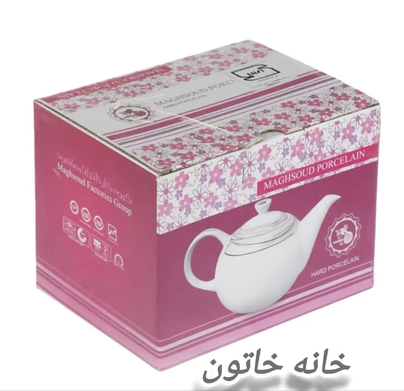 قوری رنگی چینی مقصود — تصویر ۴