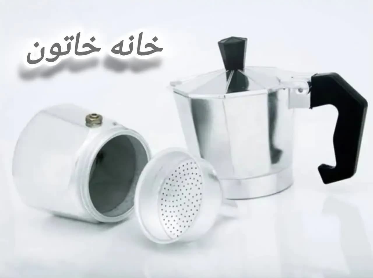قهوه جوش و اسپرسو ساز دستی 3 cup — تصویر ۱۰