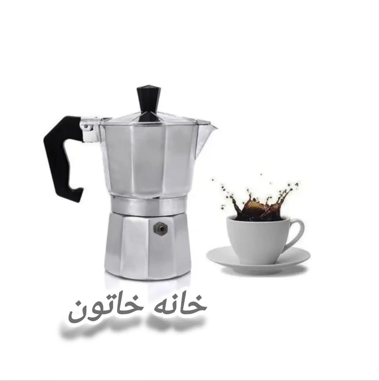 قهوه جوش و اسپرسو ساز دستی 3 cup — تصویر ۵