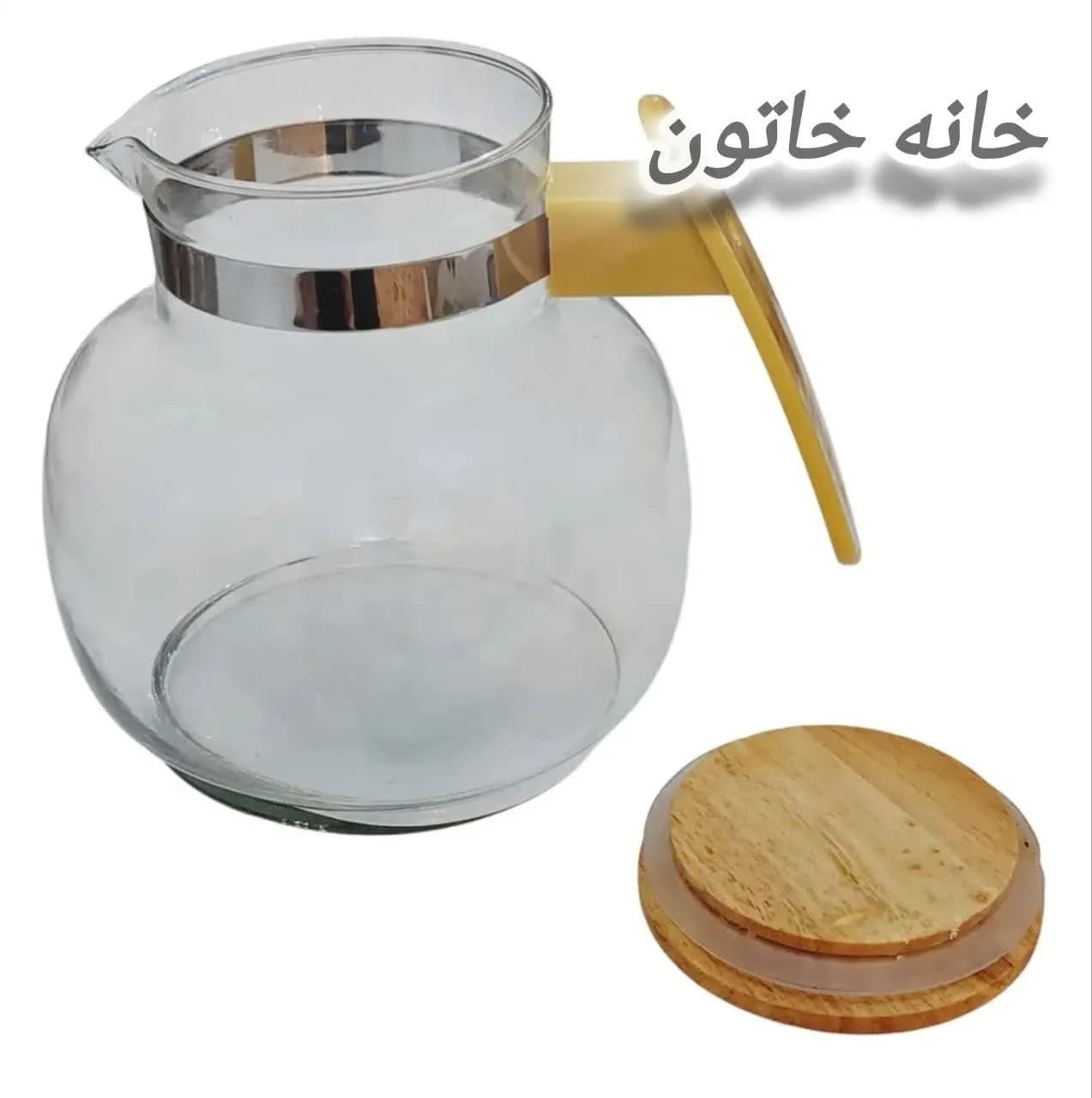 قوری شیشه ای یک لیتری برند اوکیا — تصویر ۲
