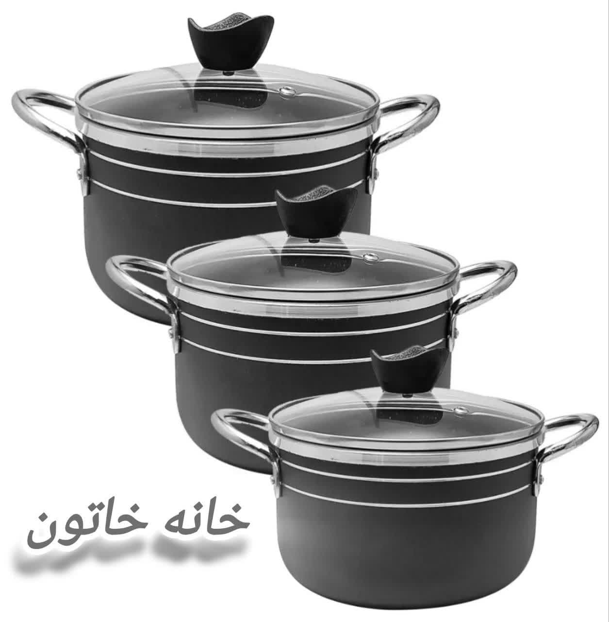 قابلمه 3 عددی داخل گرانیت برند اسبیکو
