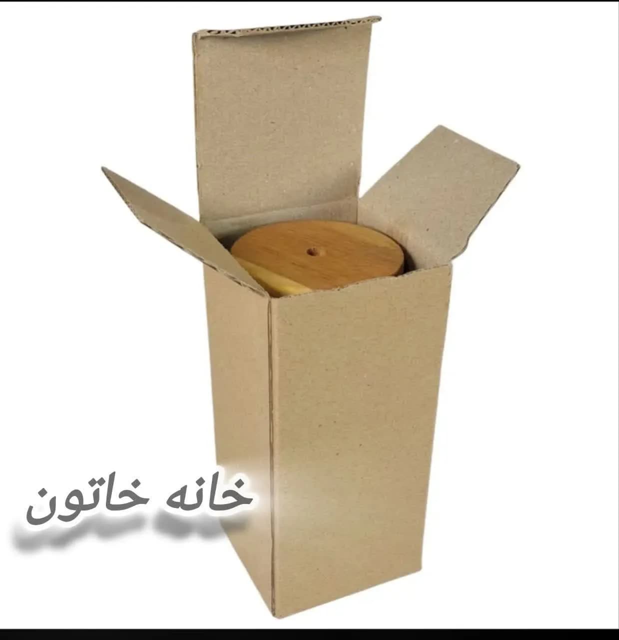 ماگ اسموتی طرح فنر شیشه ای درب رابر — تصویر ۸