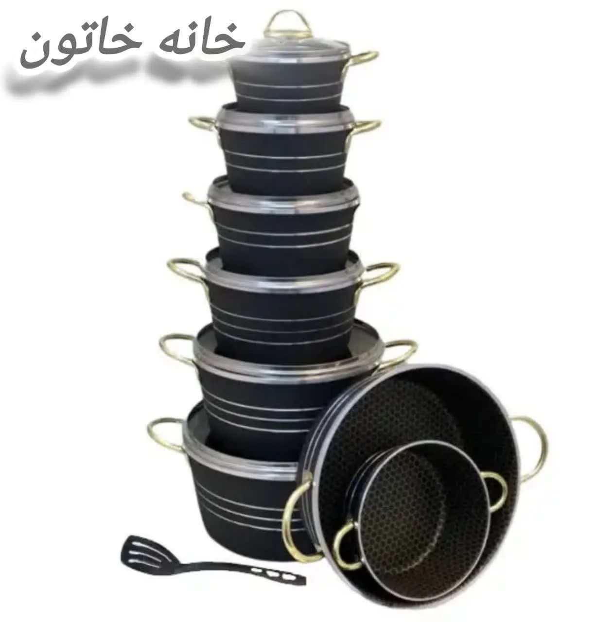 سرویس قابلمه و تابه 15 پارچه پرتو — تصویر ۴