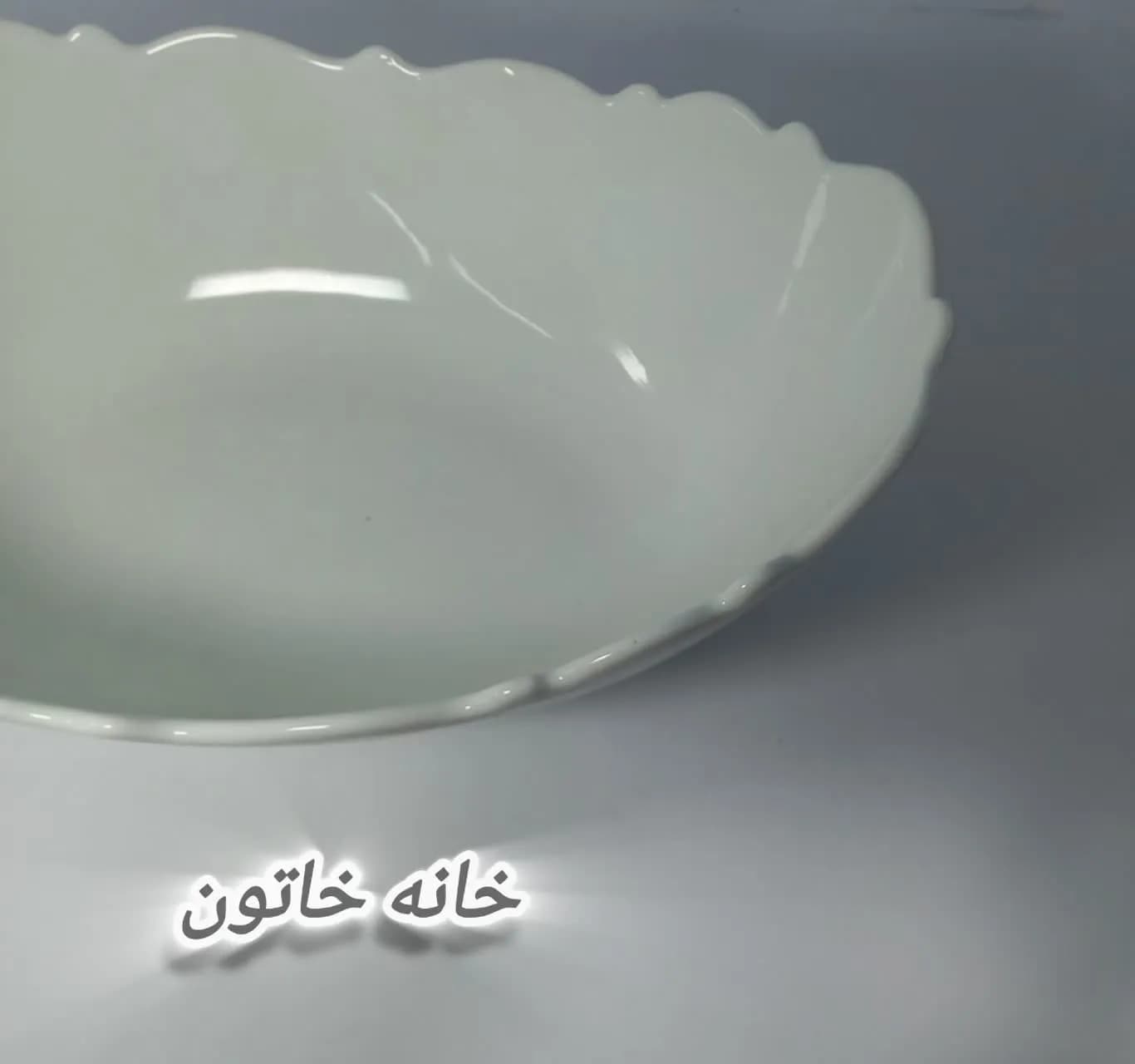 کاسه کشکول جنس چینی مدل موج برند لمون — تصویر ۱۱