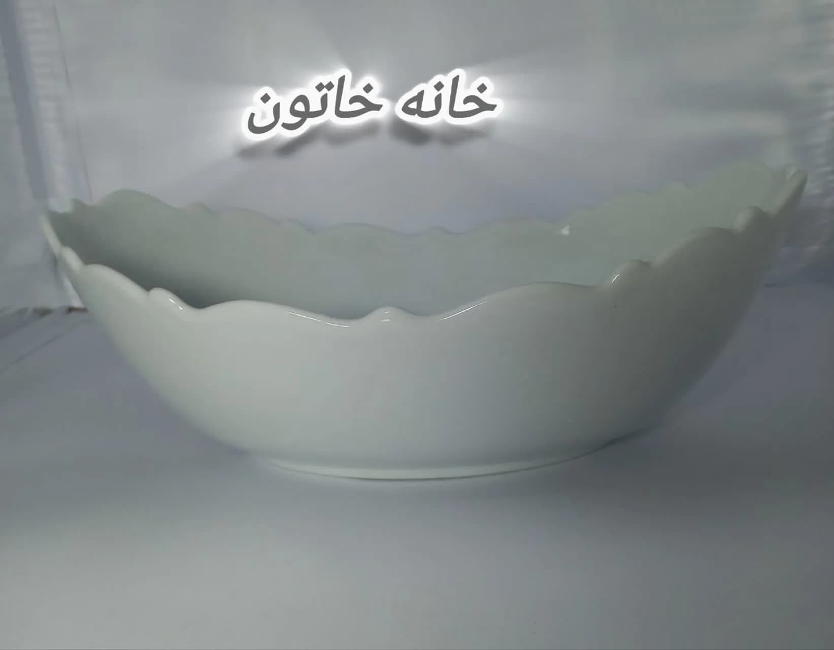 کاسه کشکول جنس چینی مدل موج برند لمون — تصویر ۹