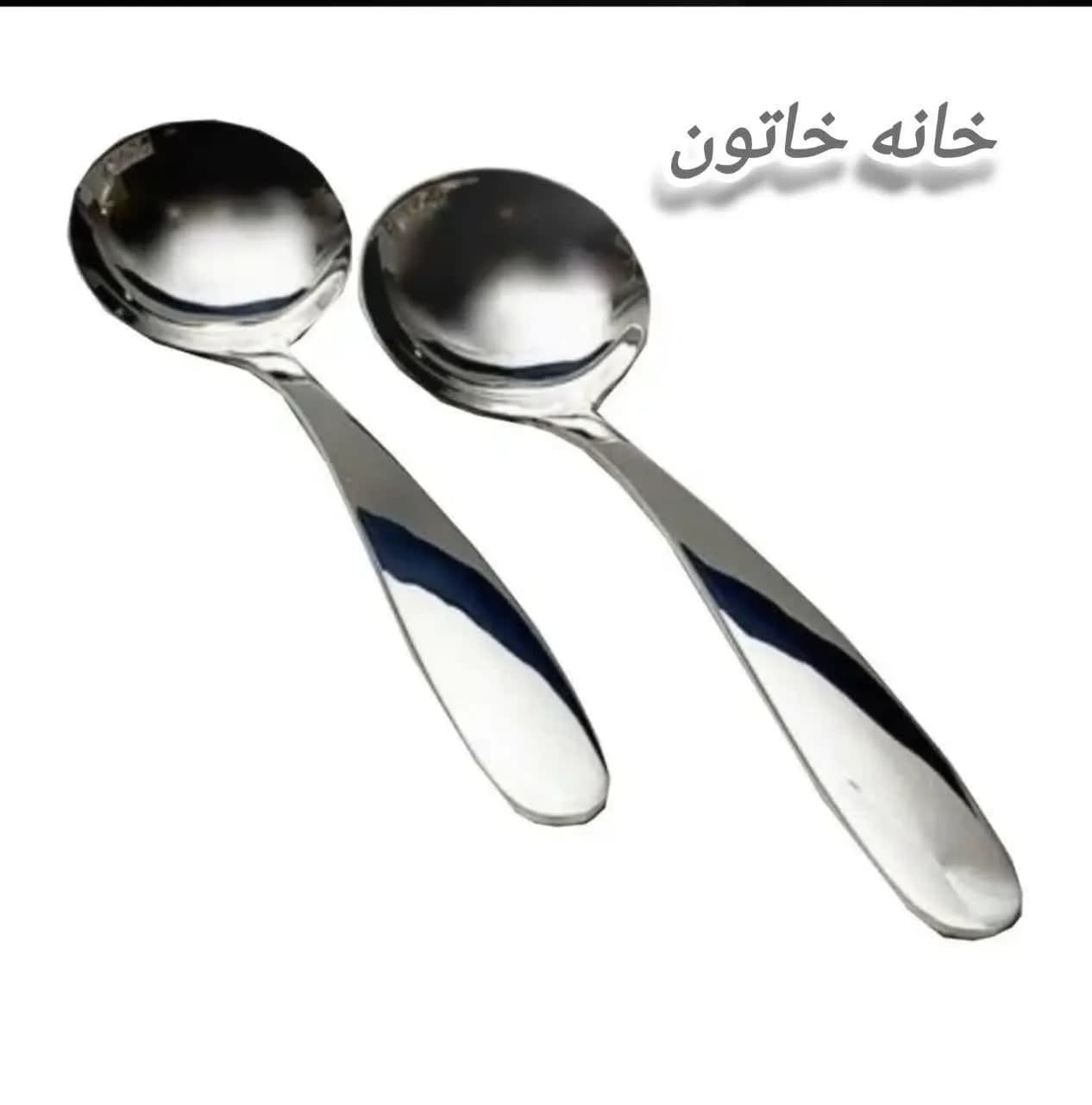 ملاقه خورشت خوری استیل یونیک نقلی کوچک — تصویر ۵