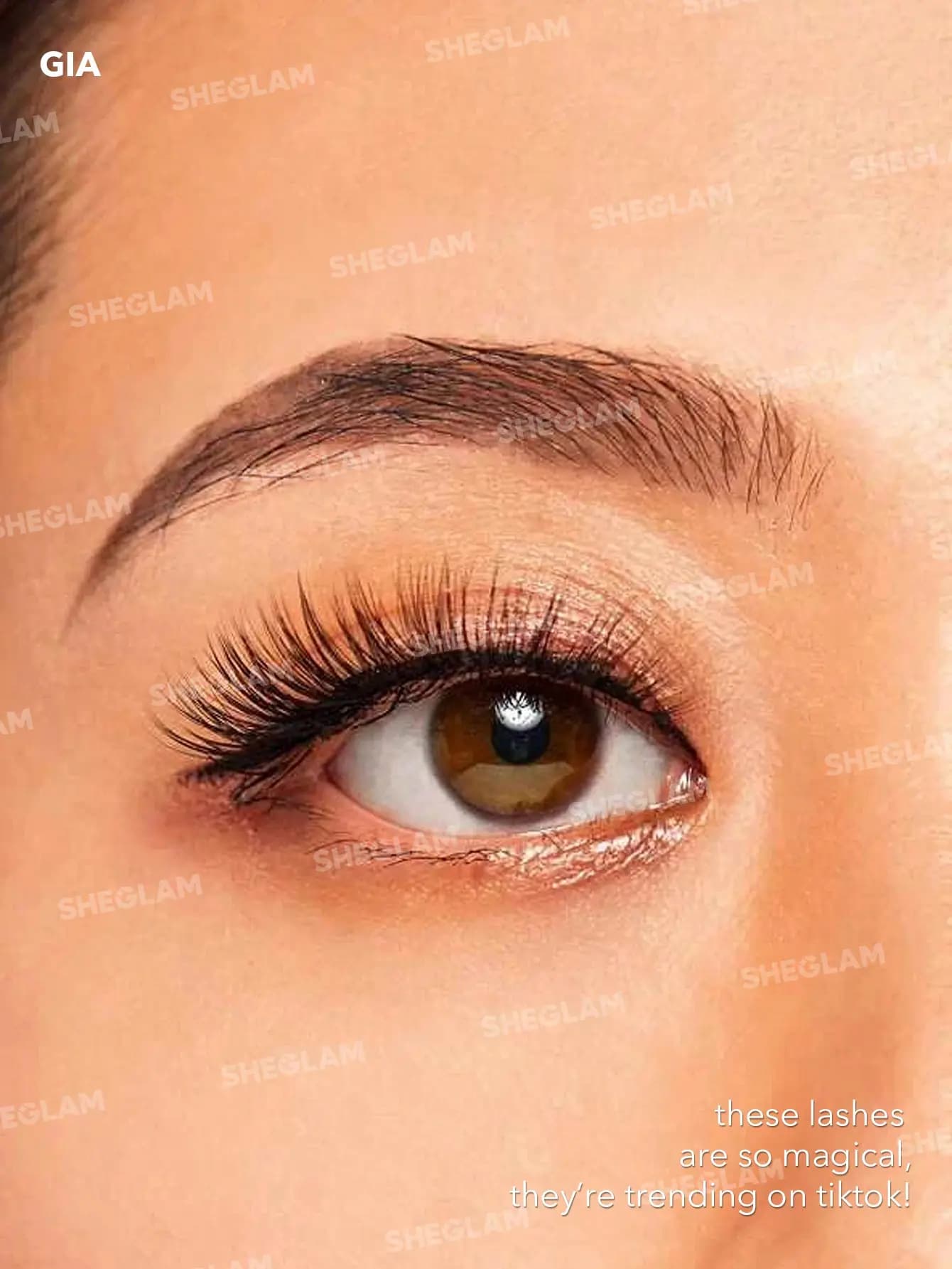 مژه مصنوعی شیگلم مدل GIRL NEXT DOOR EYELASHES — تصویر ۲