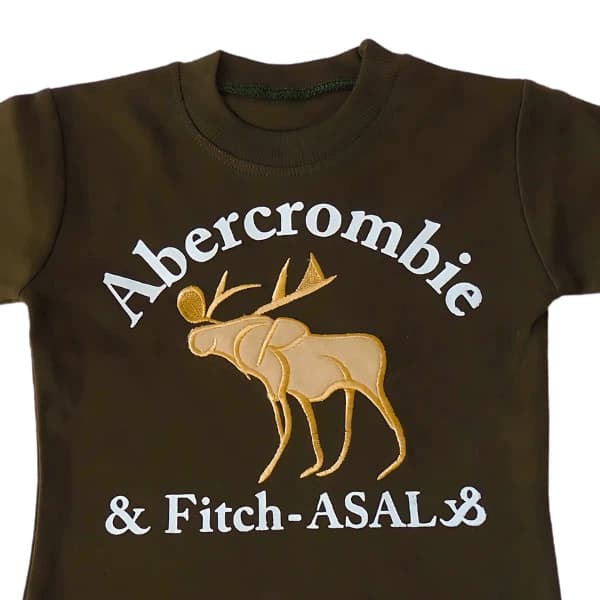 پیراهن و شلوار ست بچگانه پسرانه سبز تیره مارک Abercrombie — تصویر ۱۱