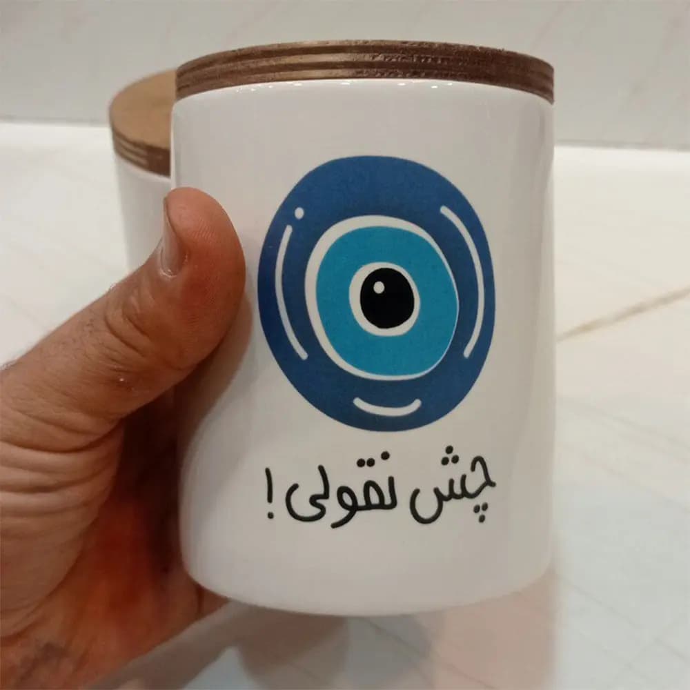 جای اسپند در دو طرح سرامیکی در چوبی — تصویر ۳