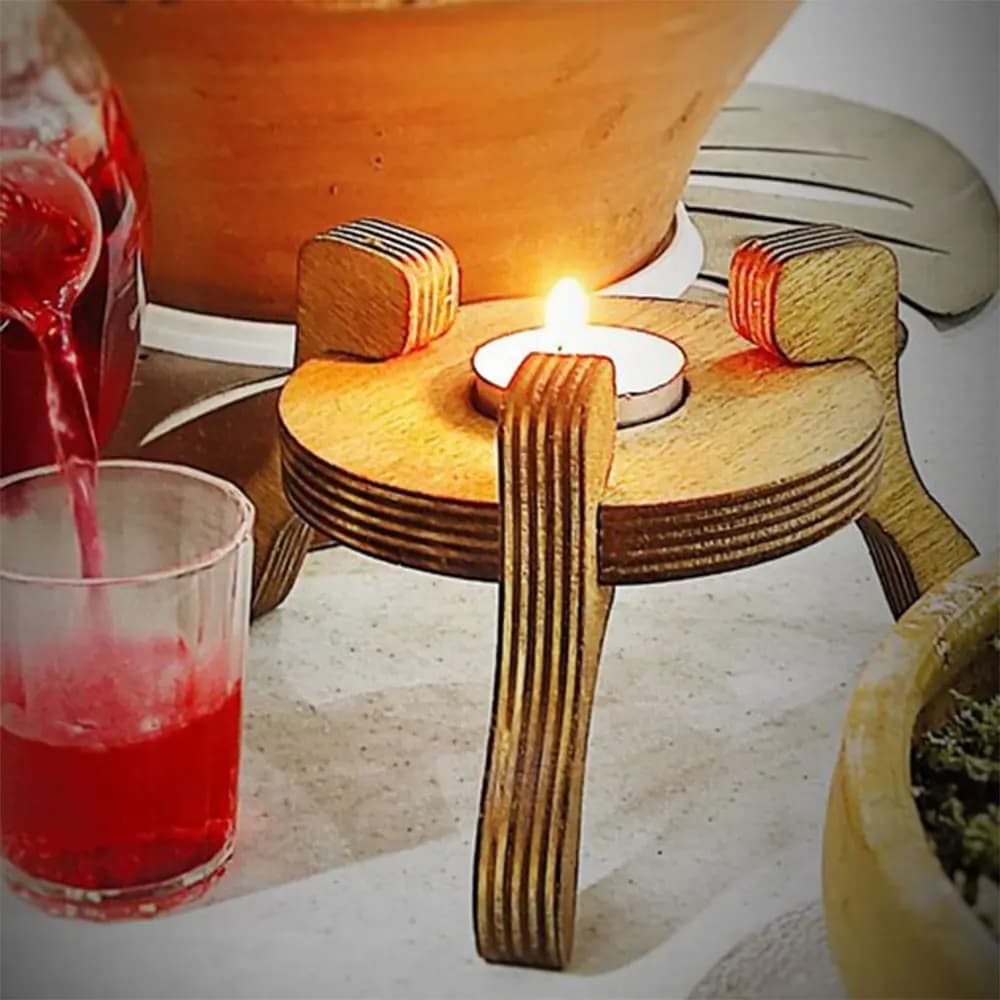 استند وارمر دار چوبی
