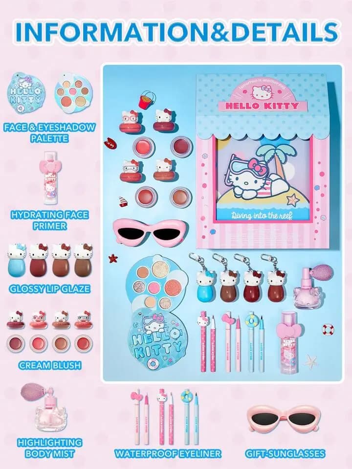 پک آرایشی هلو کیتی شیگلم SHEGLAM HELLO KITTY COLLECTION — تصویر ۲