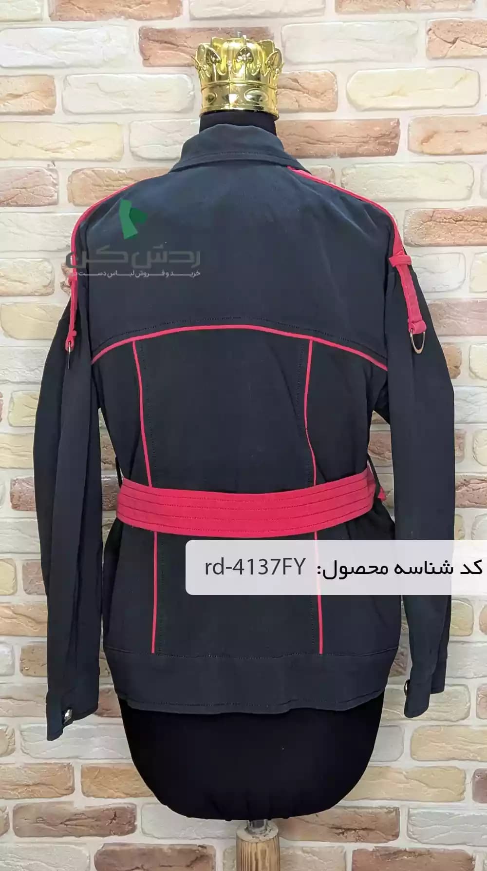 کت پاییزه مزون دوز زنانه دست دوم — تصویر ۲