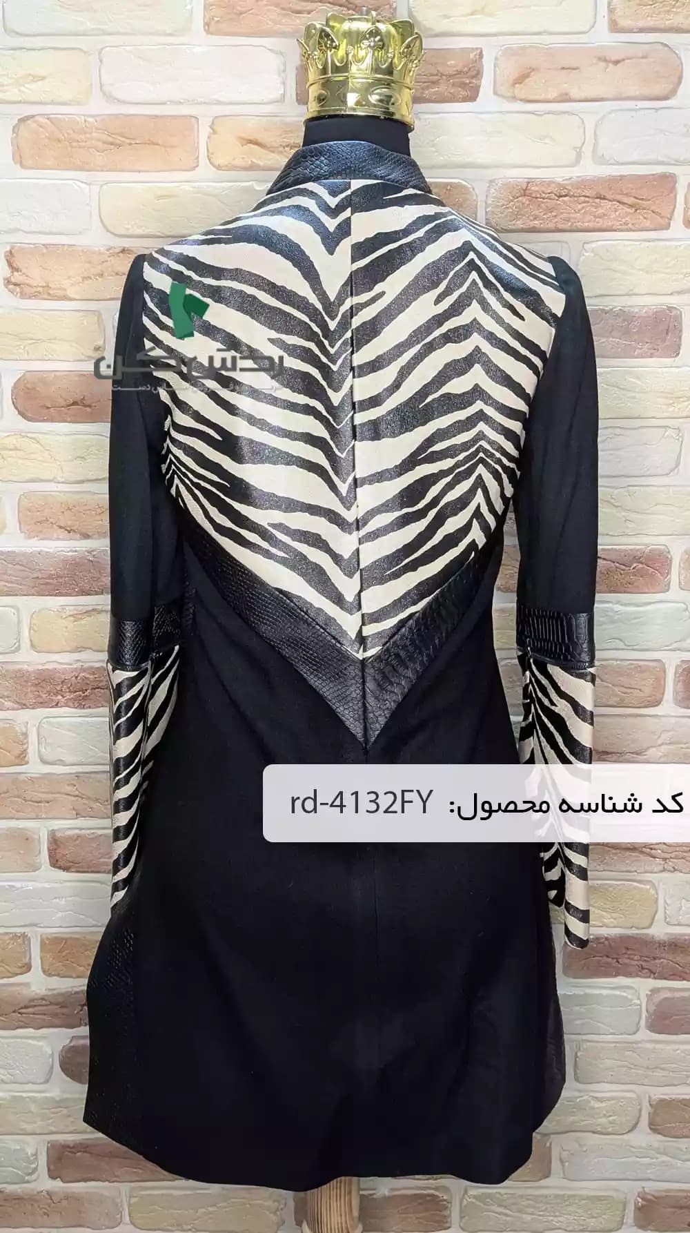 پالتو مجلسی مزونی زنانه دست دوم — تصویر ۷