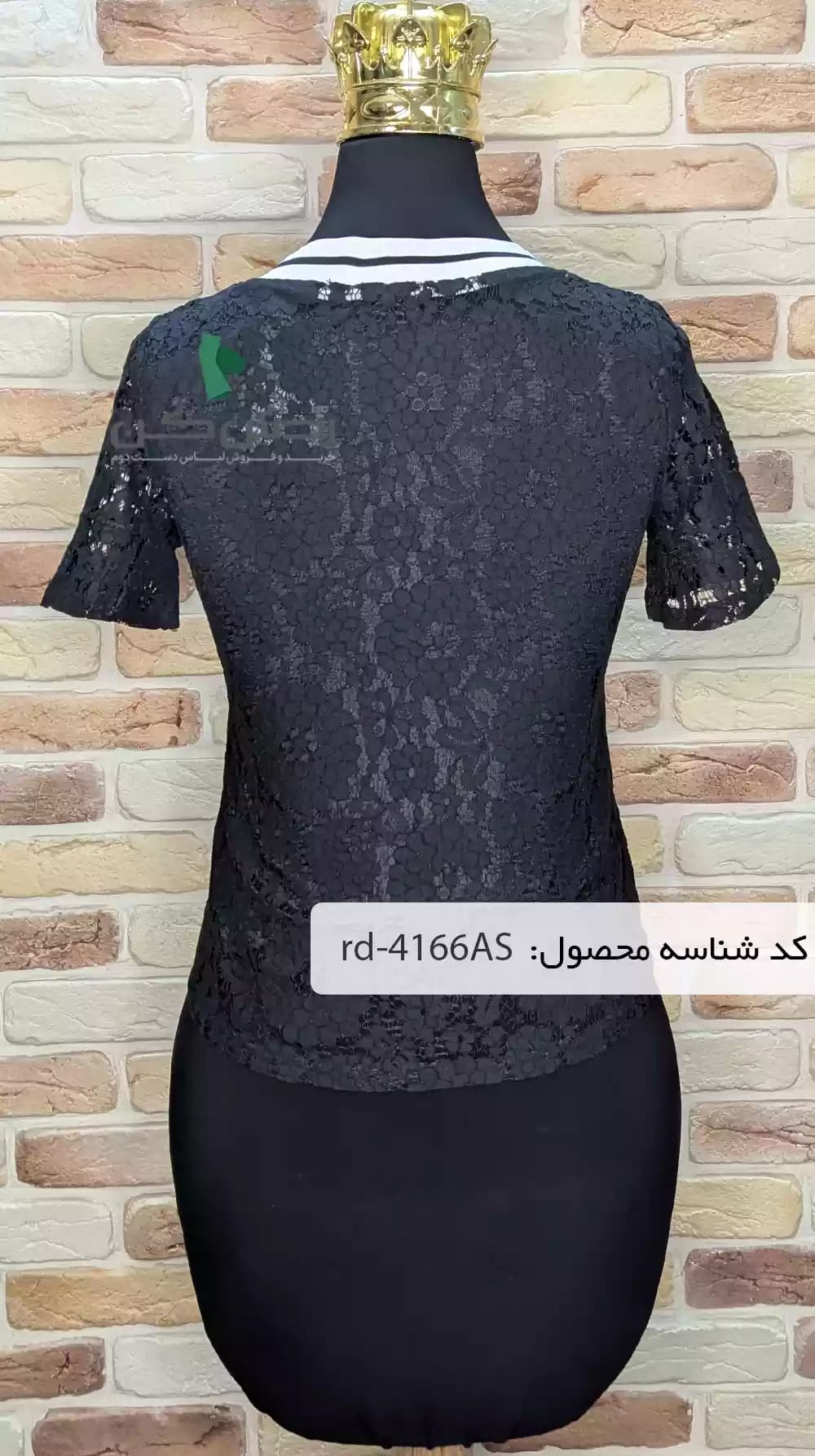 بلوز مجلسی دانتل زنانه دست دوم — تصویر ۲
