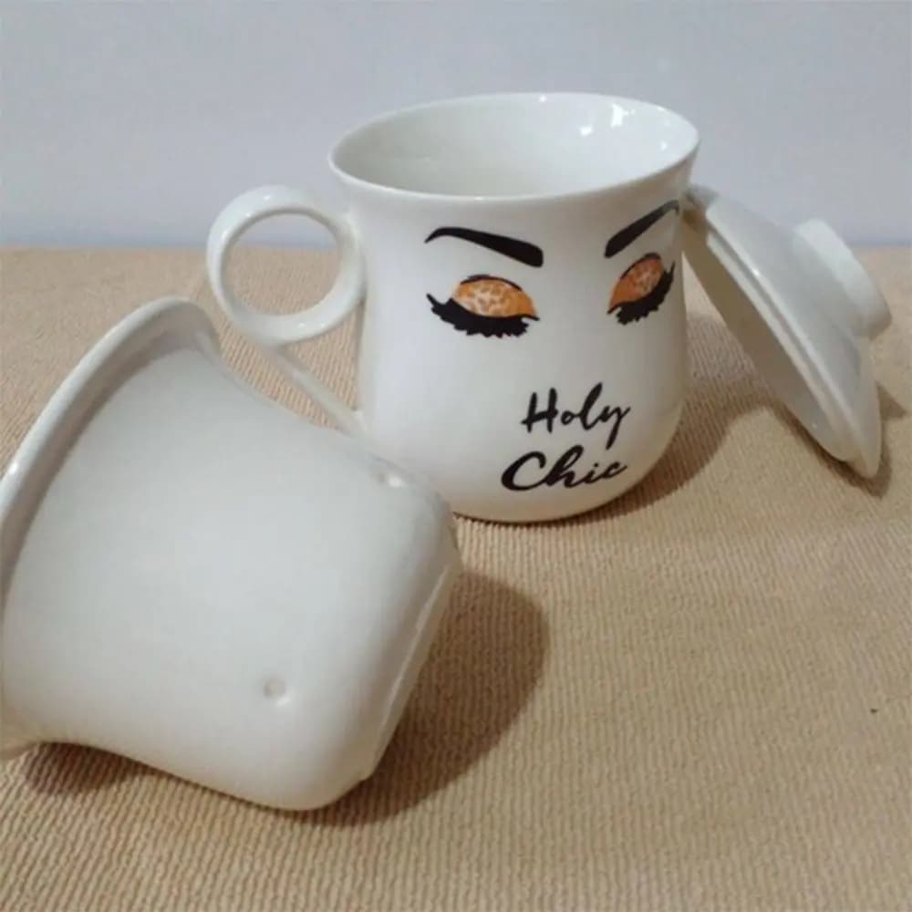 ماگ دمنوش به همراه صافی چینی