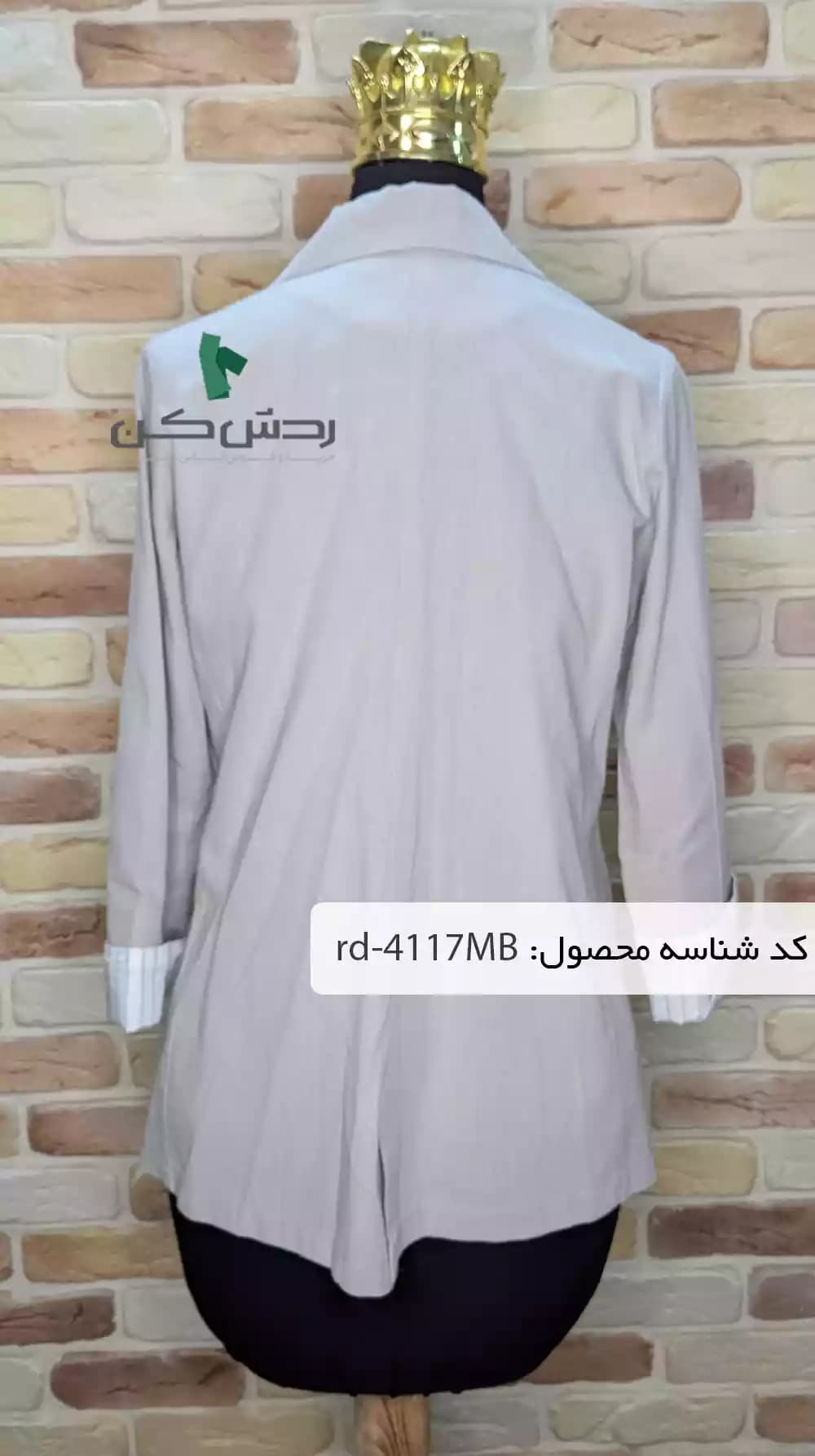کت لینن MNG زنانه دست دوم — تصویر ۳