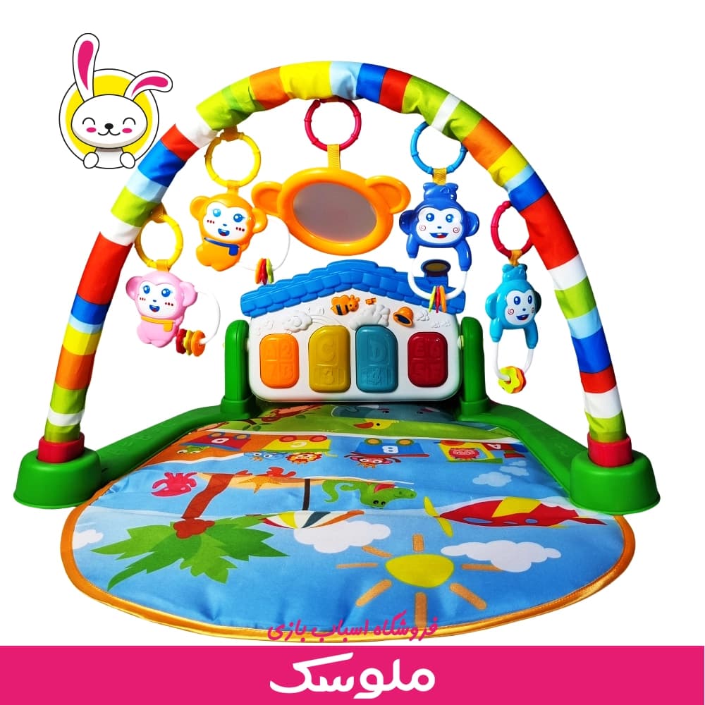 تشک بازی و پیانوی نوزاد مارک هانگر مدل Piano Fitness Rack 607