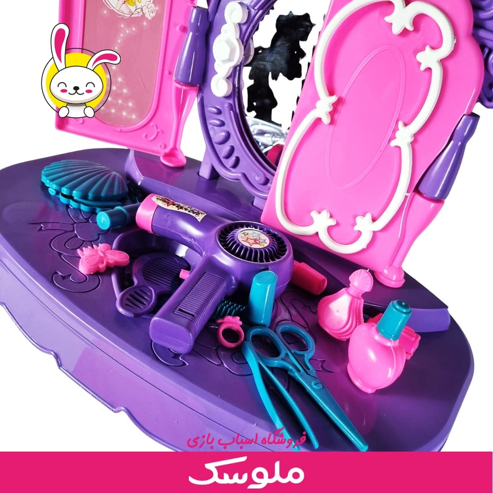 اسباب بازی میز آرایش کودک Baby Born با سشوار باتری خور — تصویر ۴