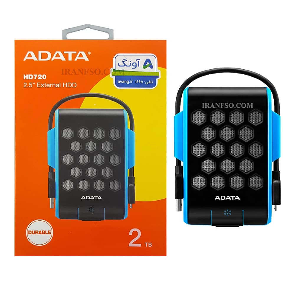 هارد اکسترنال ای دیتا 2 ترابایت مدل HD720