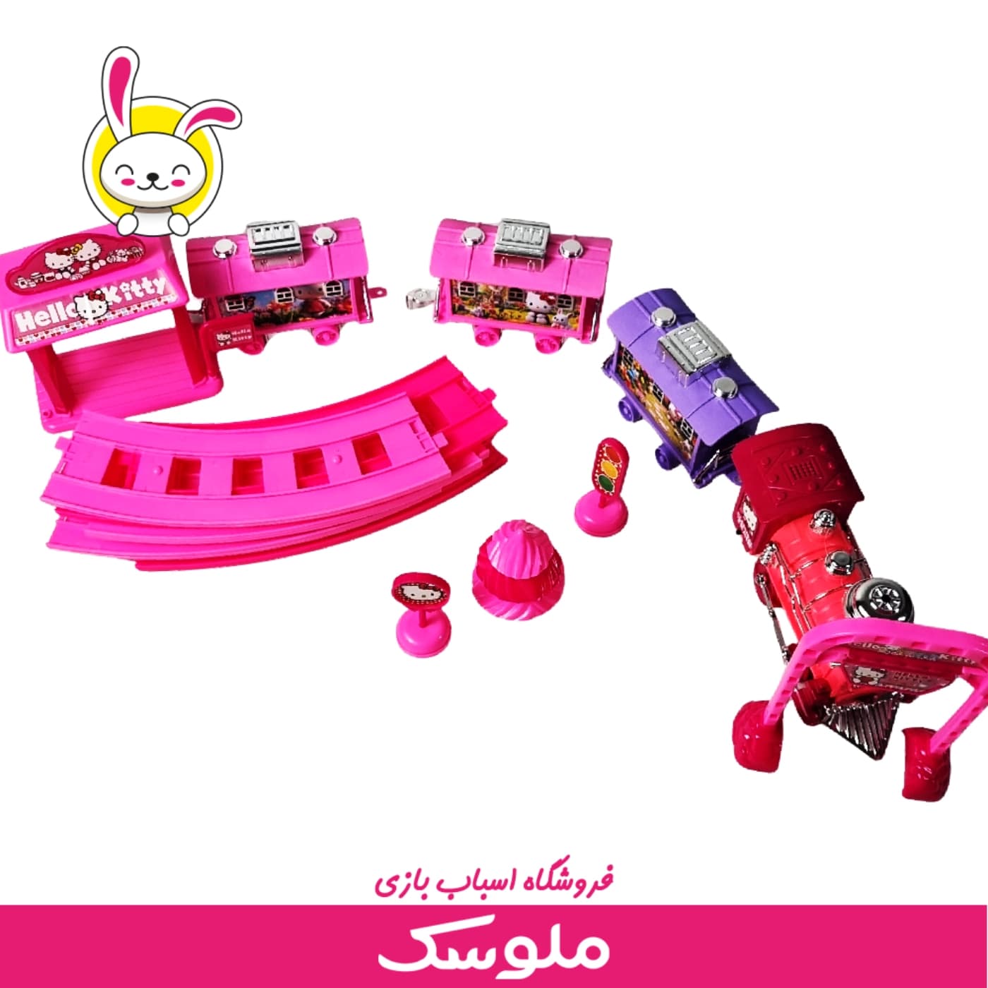 اسباب بازی قطار هلو کیتی — تصویر ۴