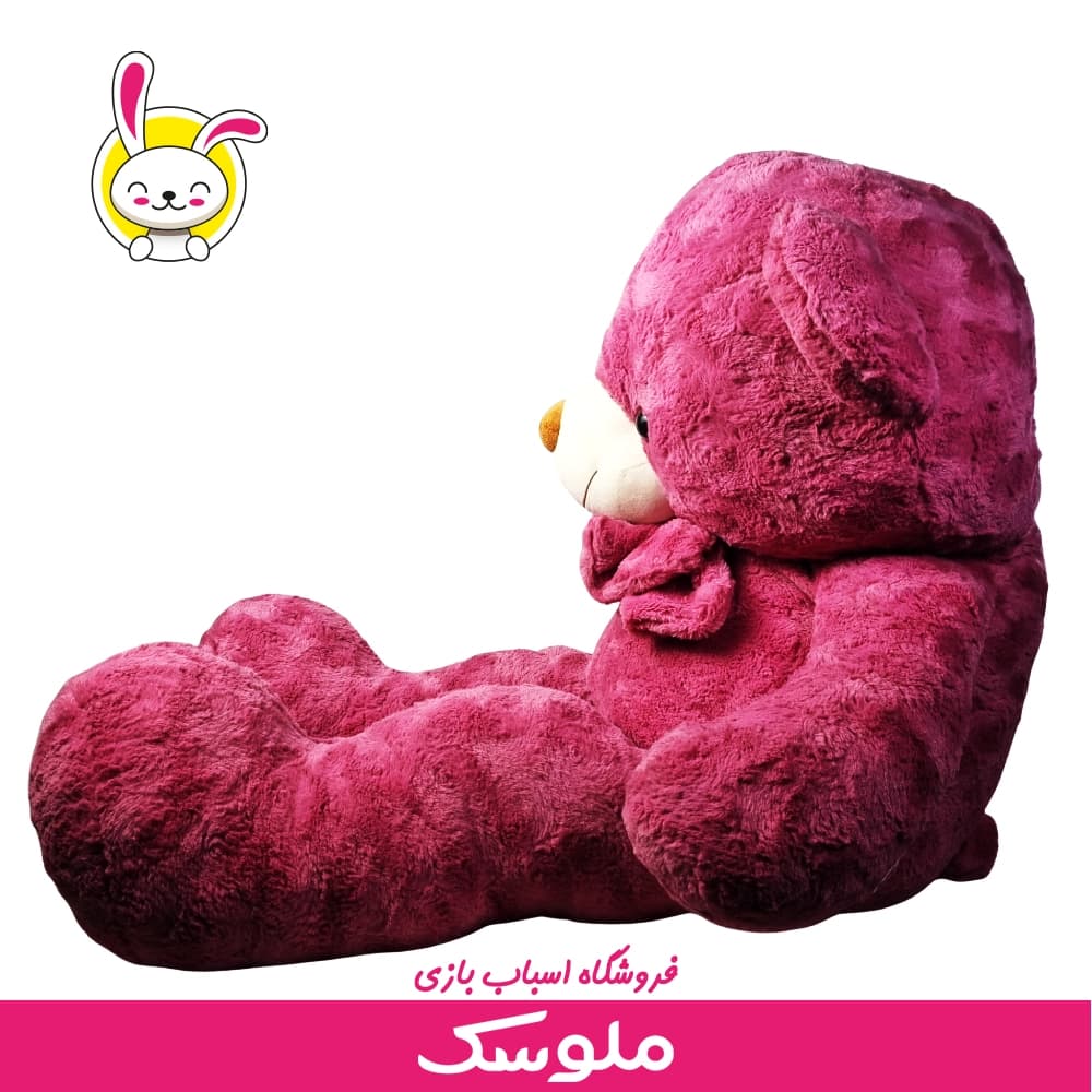 عروسک خرس بزرگ سرخابی — تصویر ۲