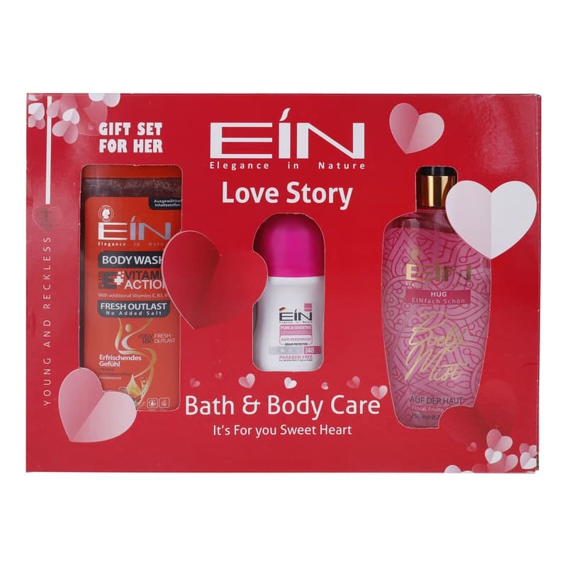 ست بهداشتی زنانه ای آی ان مدل Love Story مجموعه 3 عددی — تصویر ۵