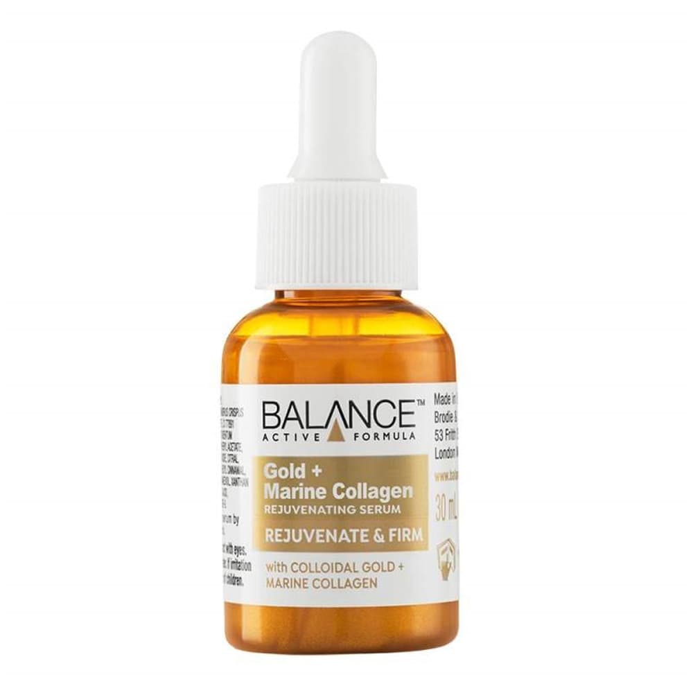 سرم ضد چروک بالانس مدل Gold + Marine Collagen حجم 30 میلی لیتر — تصویر ۴
