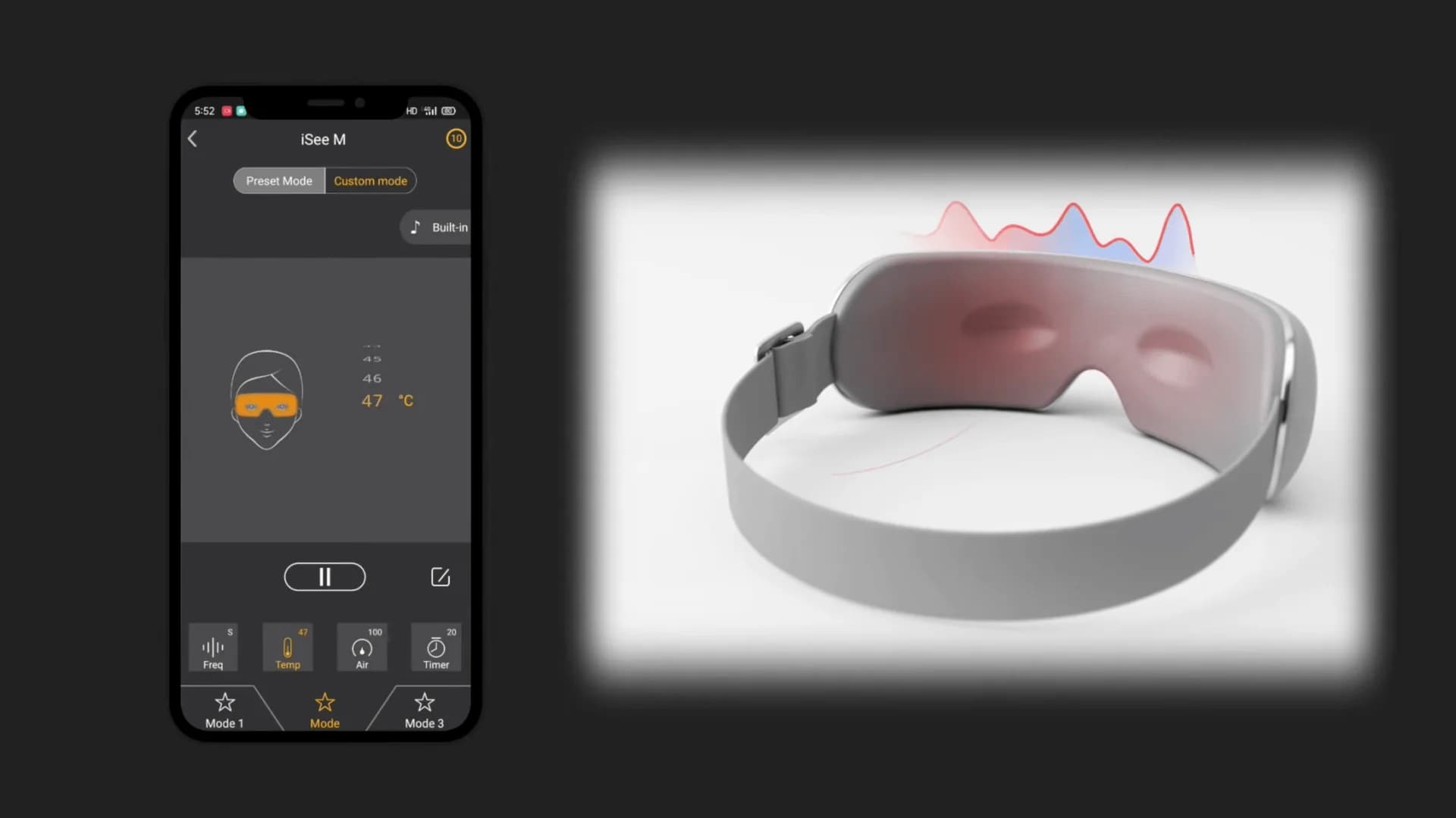 ماساژور چشم Breo iSee M Eye Massager — تصویر ۱۰