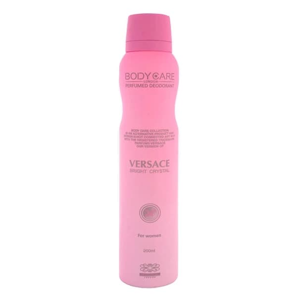 اسپری بدن بادی کر زنانه مدل و رایحه ورساچه برایت کریستال حجم ۲۰۰ میلی لیتر | Body Versace Bright Crystal Women Spray