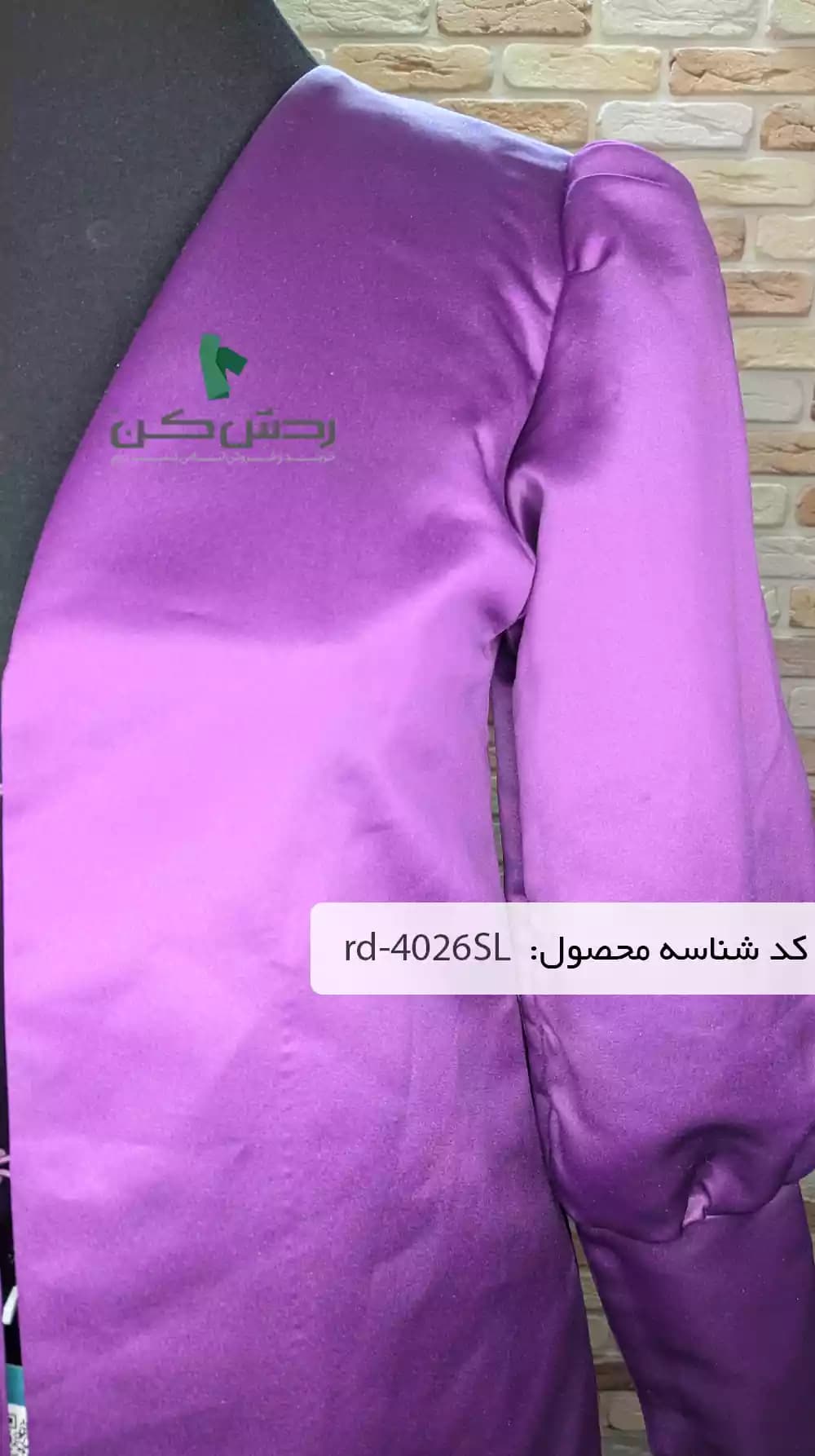 مانتو ساتن کرپ زنانه دست دوم — تصویر ۳