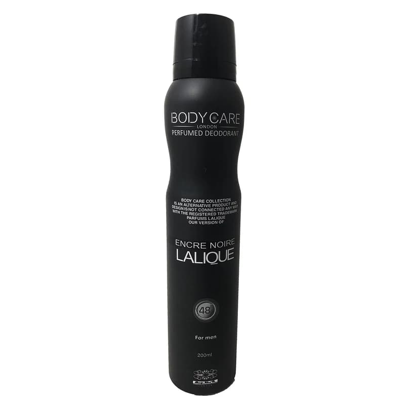 اسپری بدن بادی کر مردانه مدل و رایحه لالیک حجم ۲۰۰ میلی لیتر | Body Lalique Encre Noire men Spray