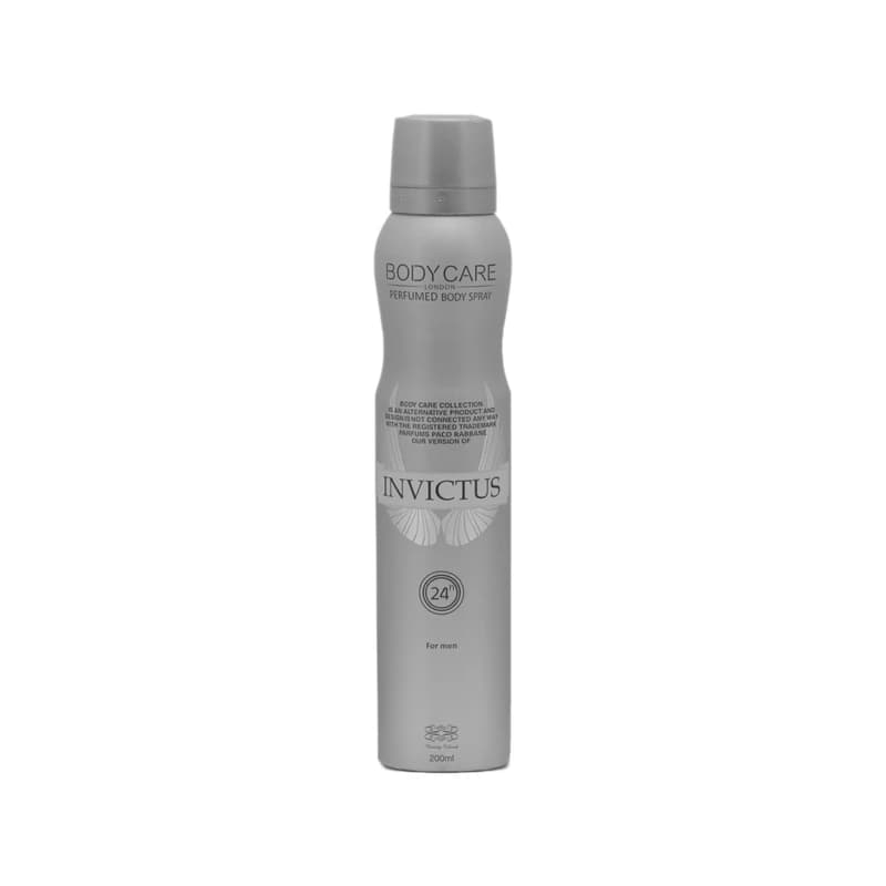 اسپری بدن بادی کر مردانه مدل و رایحه اینویکتوس حجم ۲۰۰ میلی لیتر | Body INVICTUS Men Spray