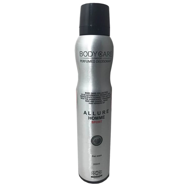 اسپری بدن بادی کر مردانه مدل و رایحه آلور هوم حجم ۲۰۰ میلی لیتر | Body ALLURE HOMME Men Spray