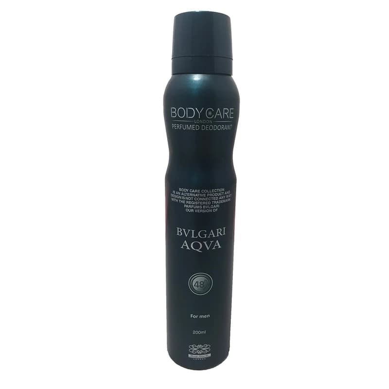 اسپری بدن بادی کر مردانه مدل و رایحه آکوا بولگاری حجم ۲۰۰ میلی لیتر | Body Bvlgari Aqva Men Spray — تصویر ۲